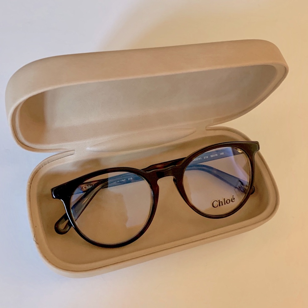 100% Authentic Chloé Optical Glasses in tort brown